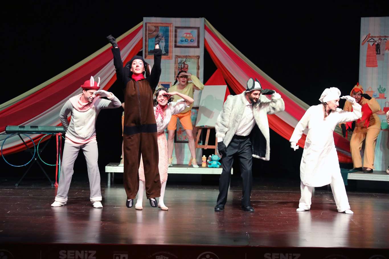 Uluslararası Çocuk Tiyatroları Festivali'nde sahne aldılar haberi