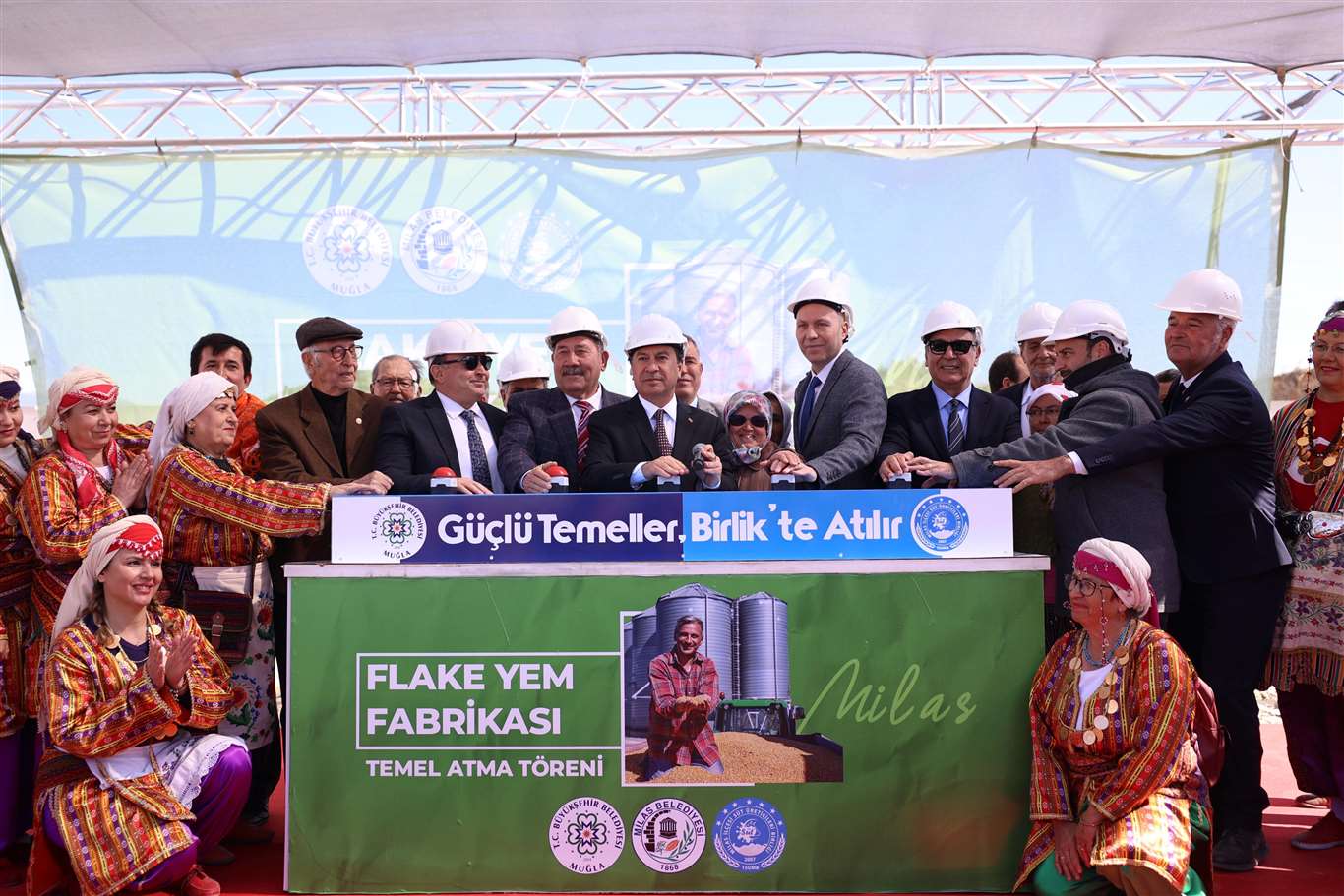 Flake Yem Üretim Tesisi'nin temeli atıldı haberi