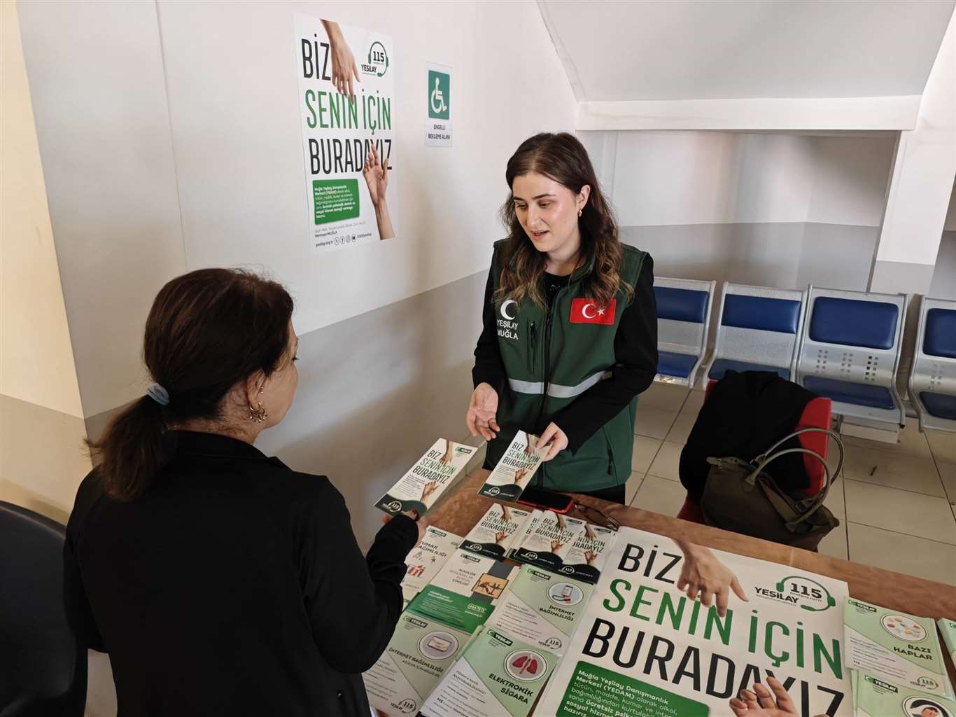          Menteşe Devlet Hastanesi'nde Yeşilay Haftası etkinliği haberi