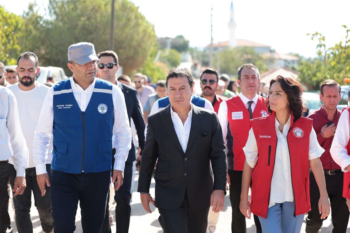    Başkanlar yol çalışmalarını yerinde inceledi haberi
